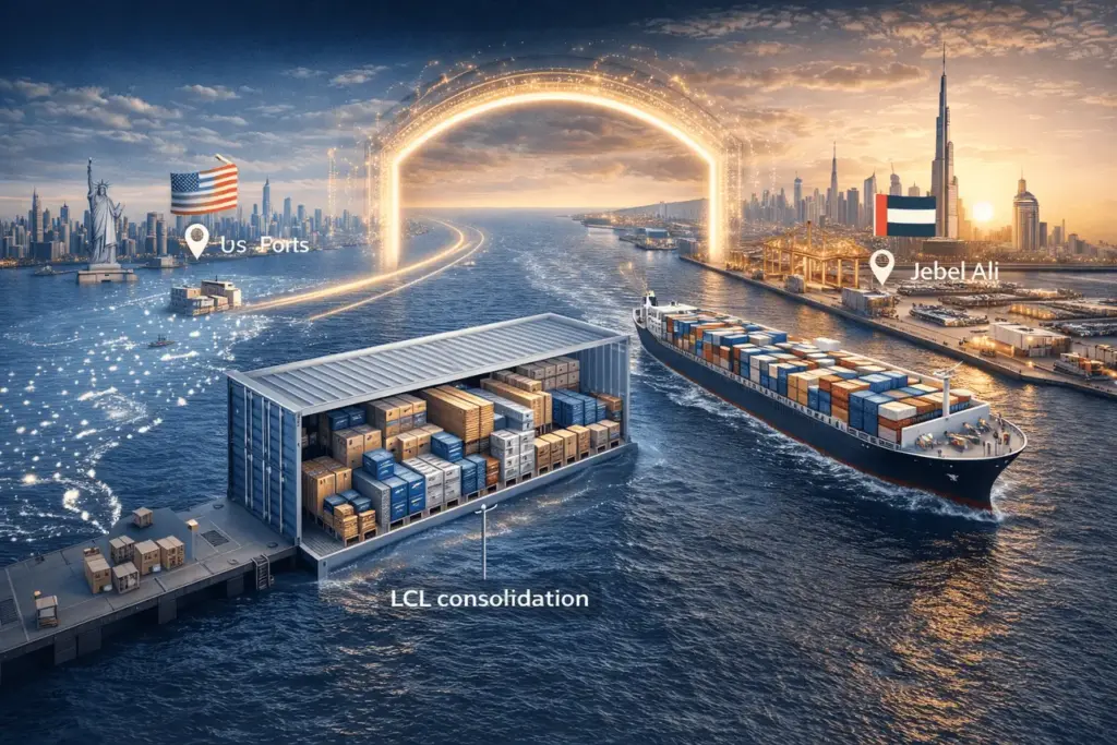 Why LCL is Often the Cheapest Shipping from USA to UAE for Smaller Loads